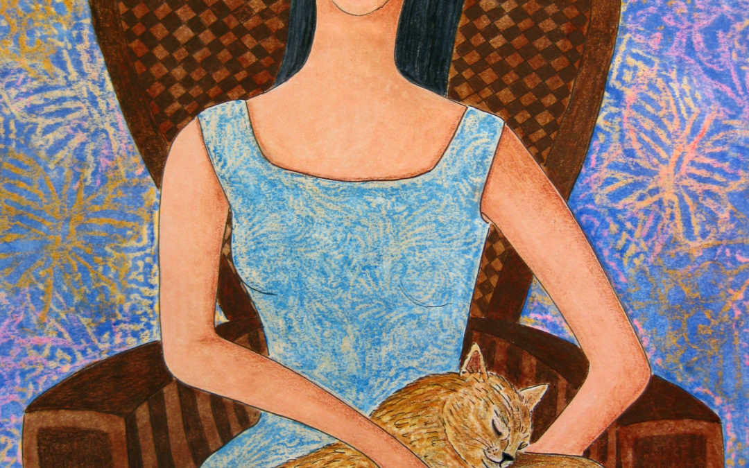 Woman with Cat