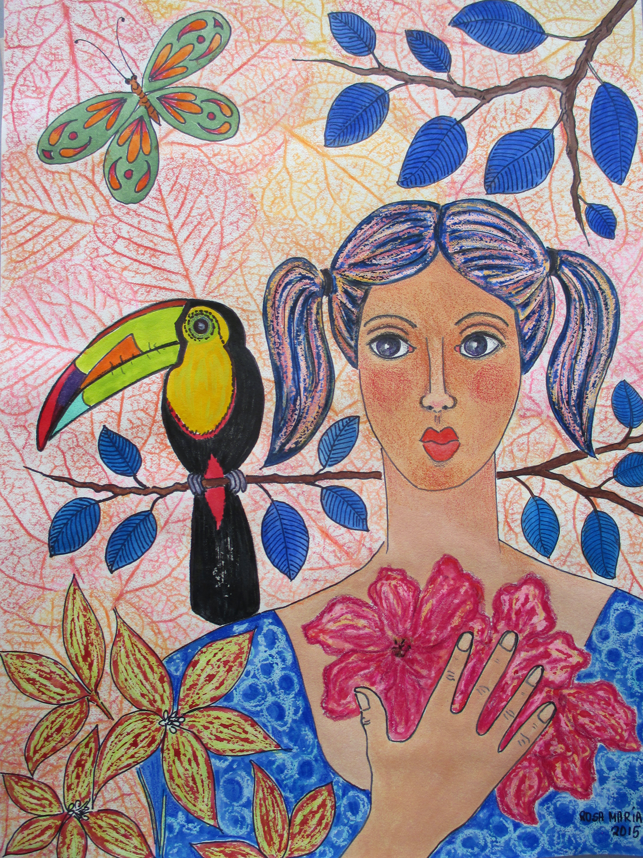 Colette with Toucan